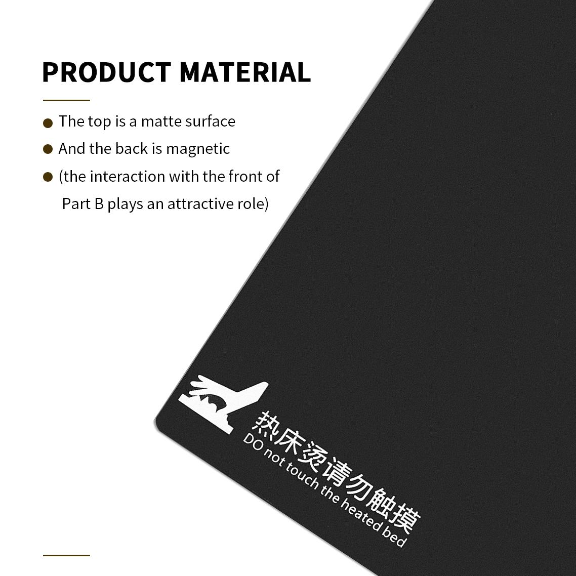 3D Printer Parts New Magnetic Bed Tape for Print Sticker 150/200/214/220/235/310mm Square Build Plate Tape Surface Flex Plate