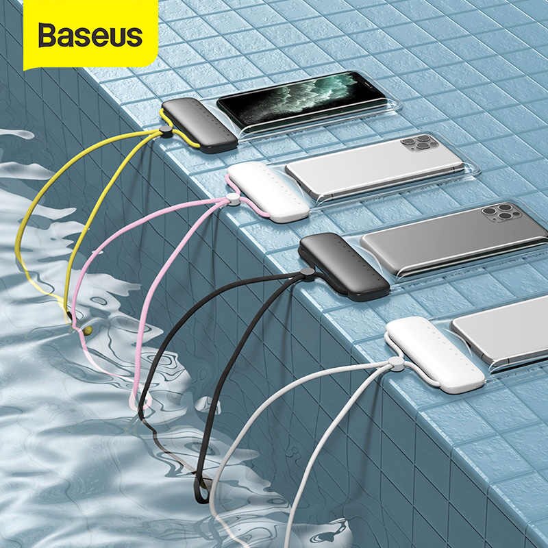Túi chống nước dùng cho điện thoại Baseus Let''s go Slip Cover Waterproof Bag ( for under 7.2 inch SmartPhone ) - Hàng Chính Hãng
