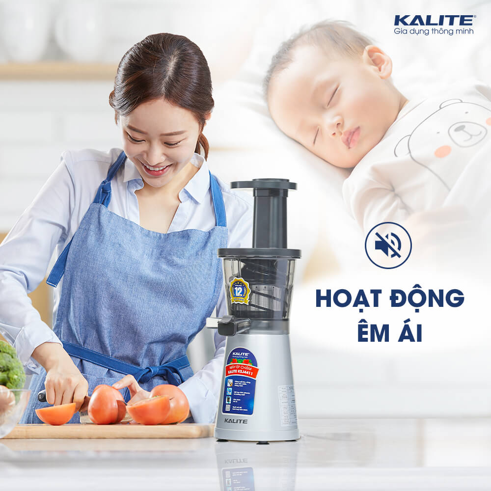 Máy ép chậm Kalite KSJ4411. Hàng chính hãng