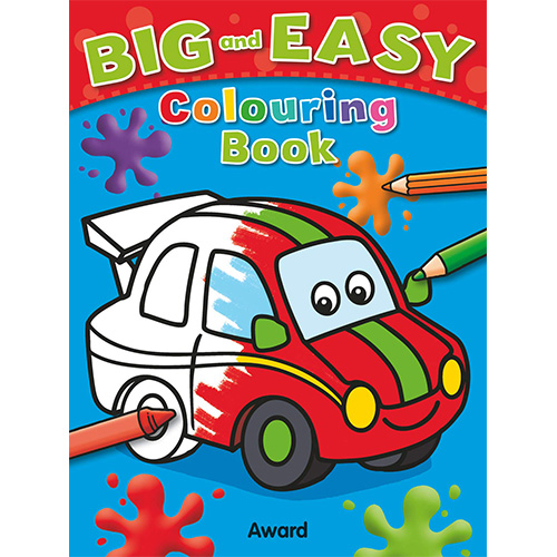 Big and Easy Colouring Books: Car