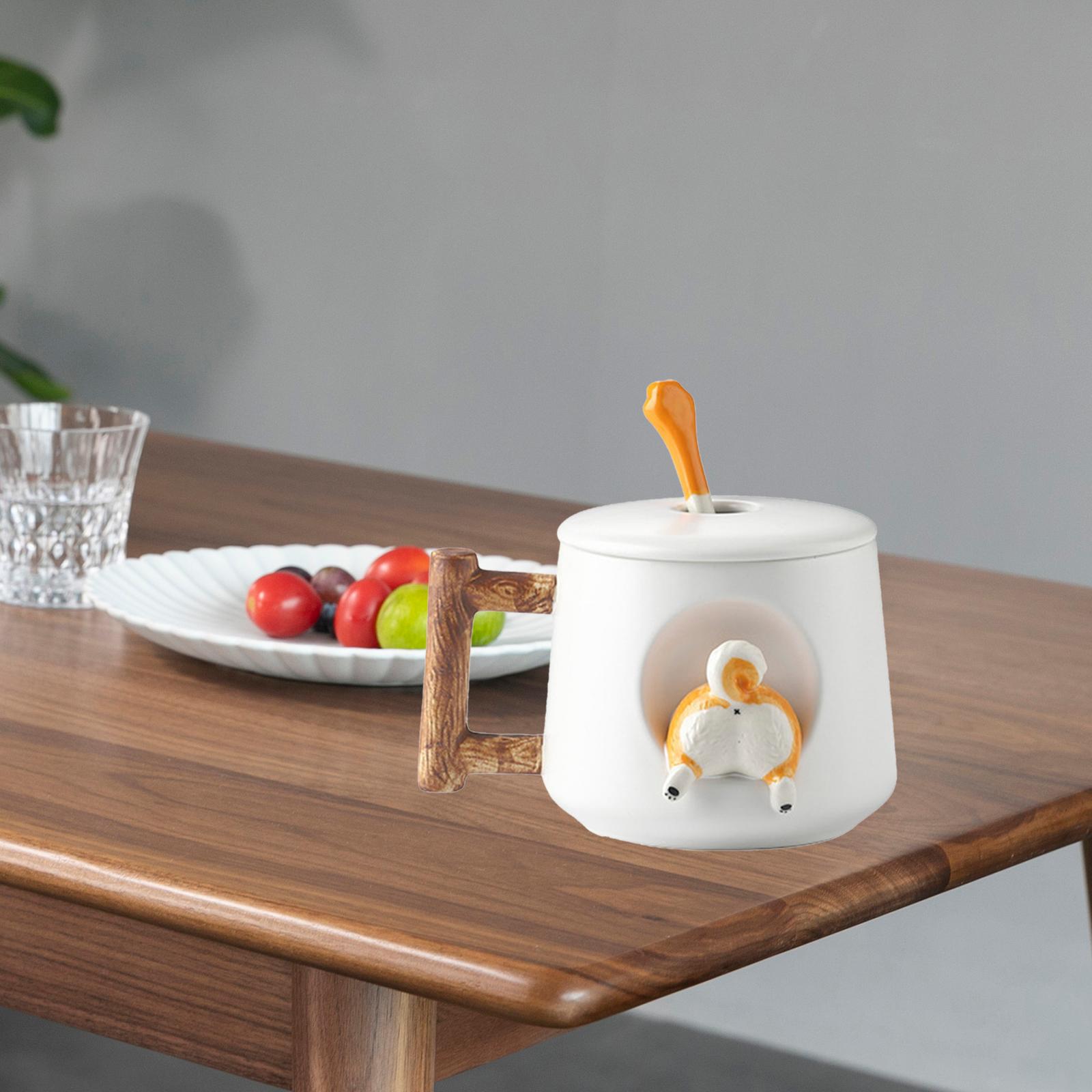 3D Corgi Ceramic Mug Funny Morning Mugs