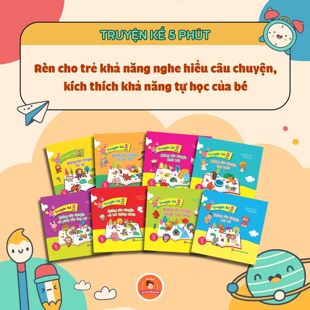 Combo Truyện Kể 5 Phút - 8 Cuốn