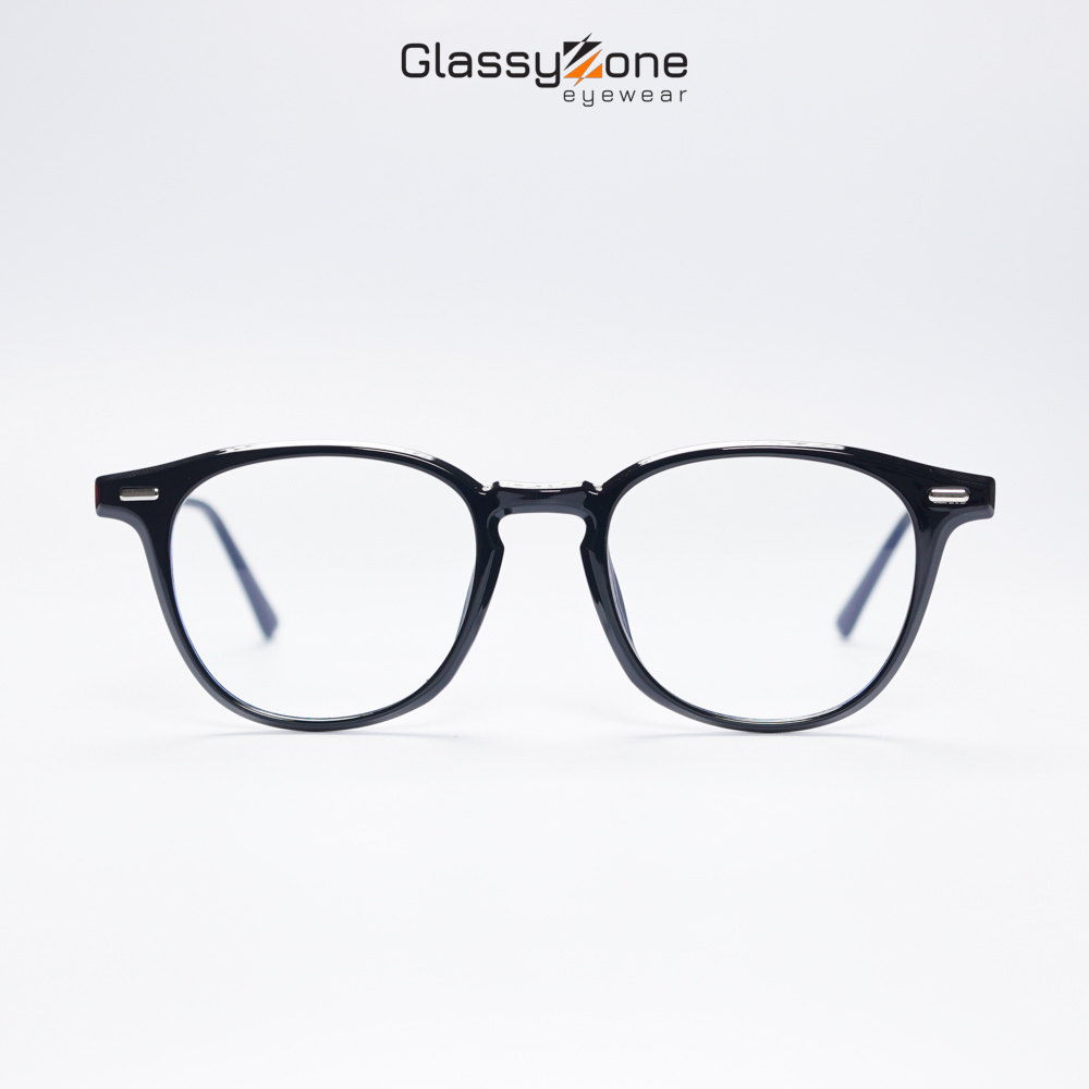 Gọng kính cận, Mắt kính giả cận nhựa Form tròn thời trang Unisex Mikey - GlassyZone