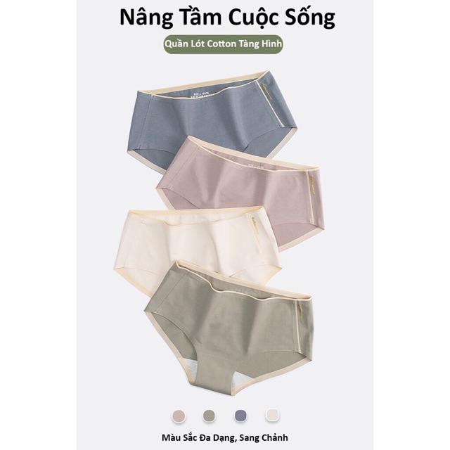 Quần Lót Nữ Cotton 100 Không Đường May Siêu Kháng Khuẩn