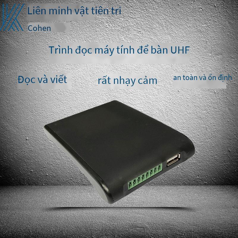 Ưu đãi đặc biệt Đầu đọc thẻ UHF-RFID UHF giao diện USB 915Mhz máy tính để bàn IC nhà phát hành thẻ nhà văn thẻ thành viên