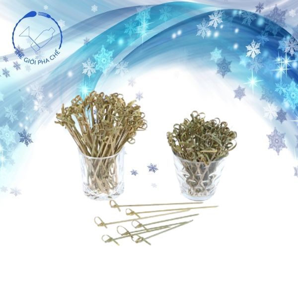 Tăm Xiên Tre Trang Trí CockTail Đa Dạng - Tiện Dụng