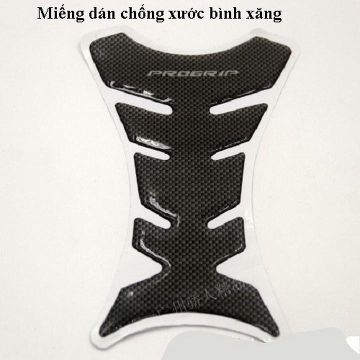 Miếng dán hình xương cá bình xăng xe moto