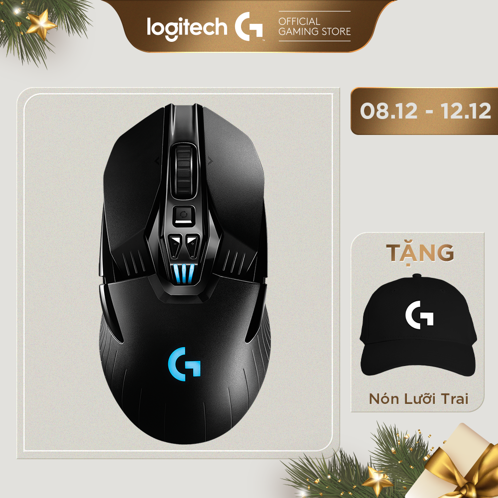 Chuột game không dây Lightspeed RGB Logitech G903 - Cảm biến Hero 25k, pin sạc 140h+, thiết kế thuận cả 2 tay, pin 180h, PC/Mac -Hàng Chính Hãng