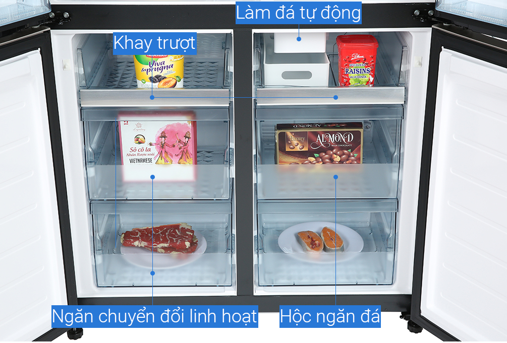 Tủ Lạnh Hitachi Inverter 569 lít R-WB640VGV0 - Hàng Chính Hãng - Chỉ Giao Hà Nội