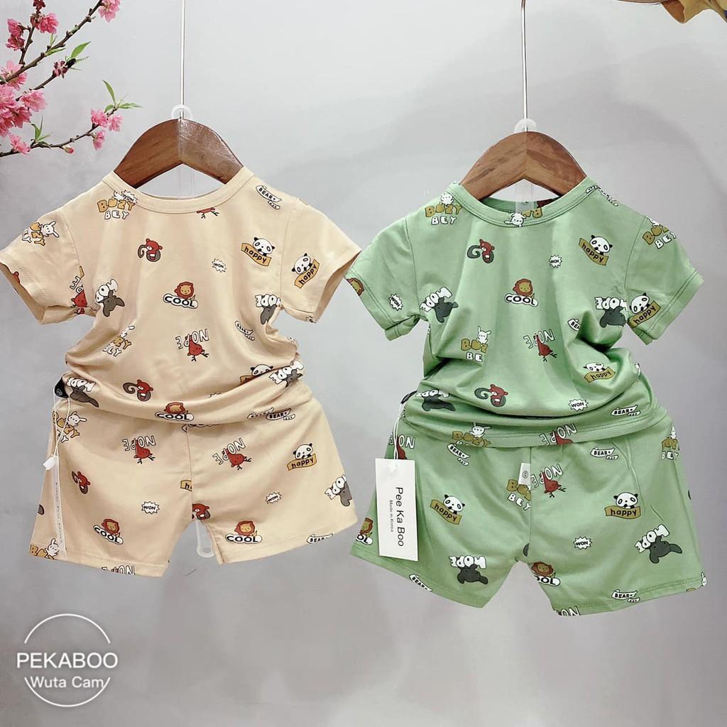 Đồ bộ cộc chất vải thun lạnh cho bé