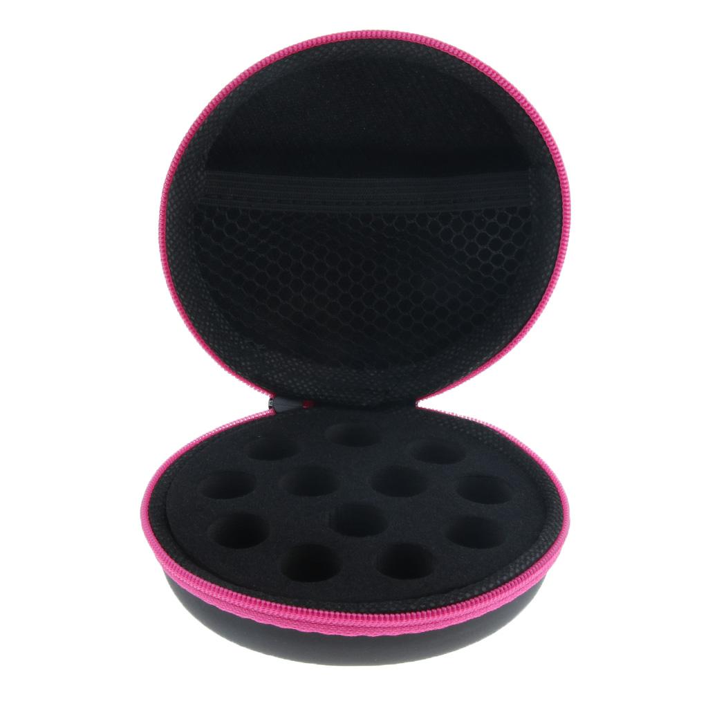 Essential Oils Bag Storage Case Zip Pouch for 1ml 2ml Bottles Vials