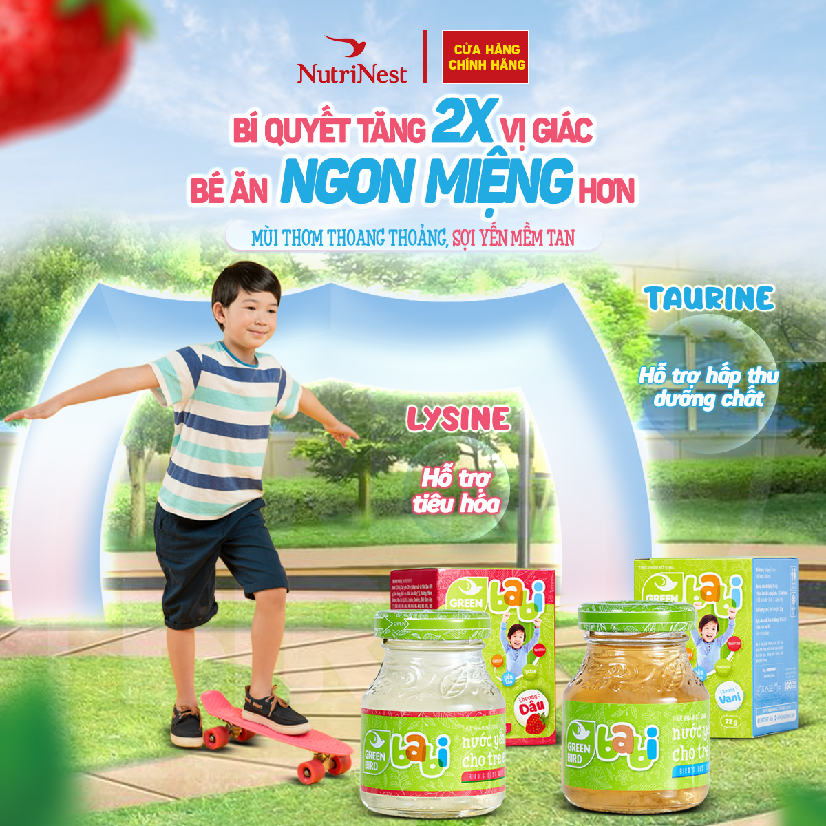 Nước Yến Sào Cho Trẻ Em Babi Bird Hương Vani Dễ Uống Ngon Miệng Hũ 72g