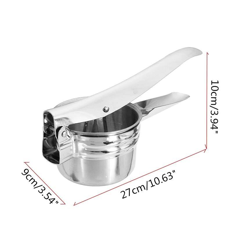 Dụng cụ ép khoai tây Potato Ricer inox 3 vỉ khuôn cao cấp