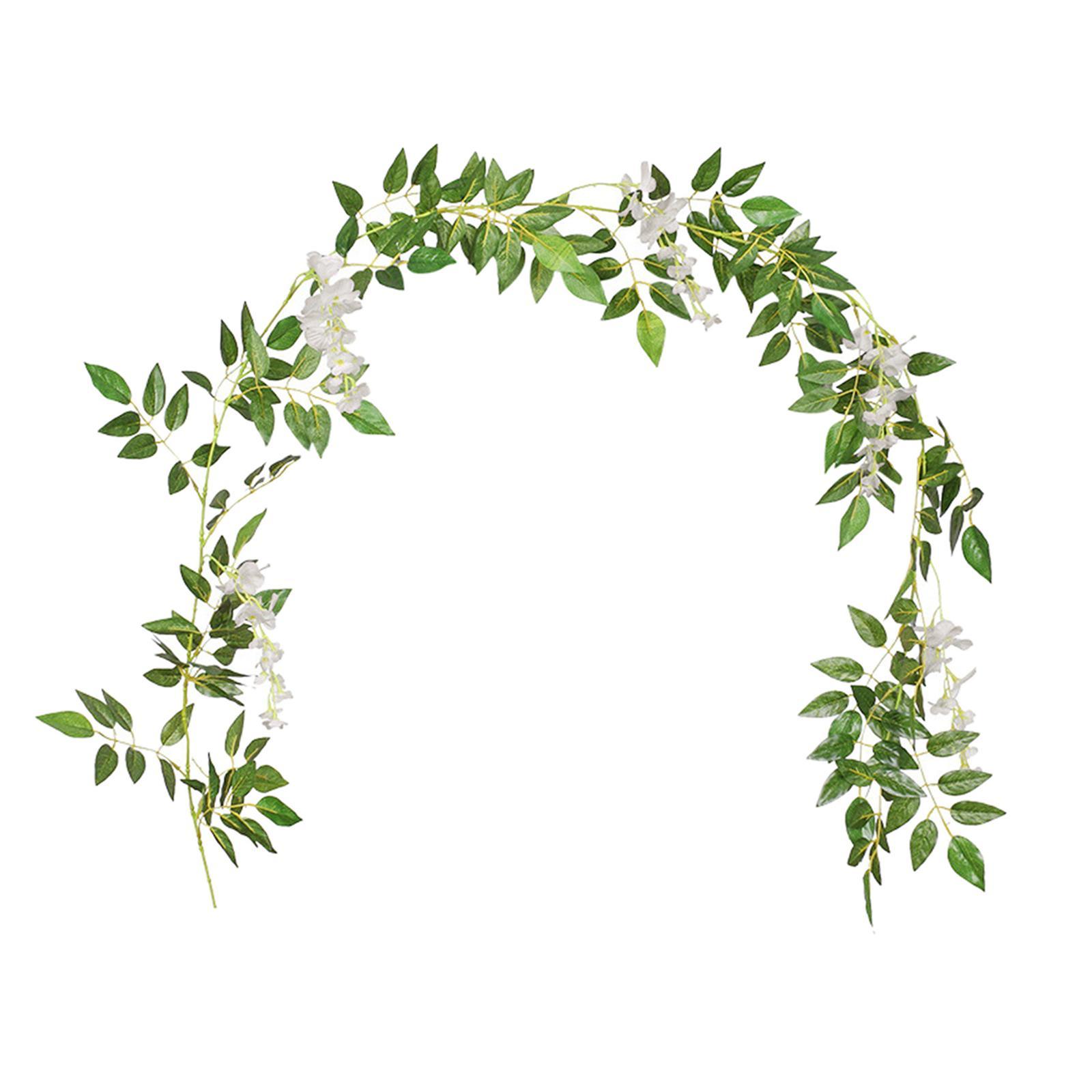 Artificial Vine Floral Garland Fake Leaf Plants Vine for Room