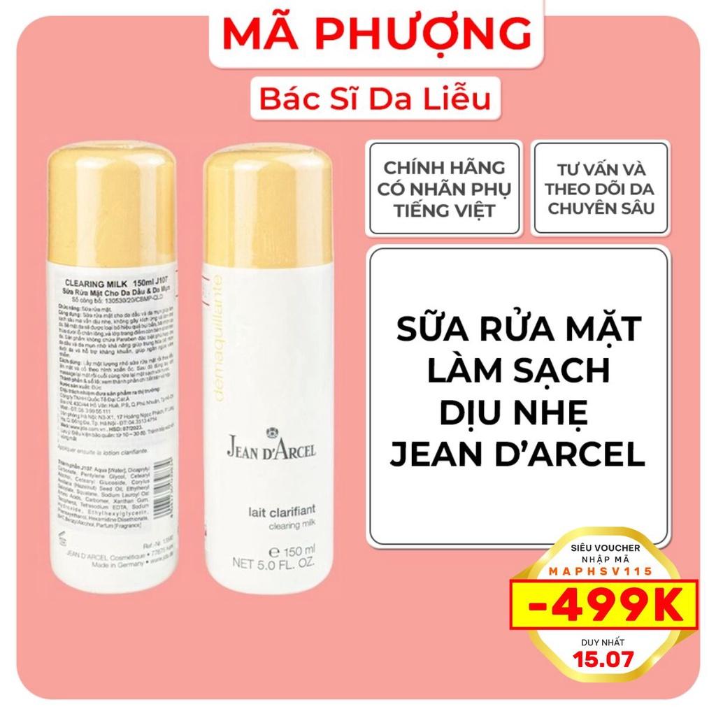 Sữa rửa mặt Jean D’arcel