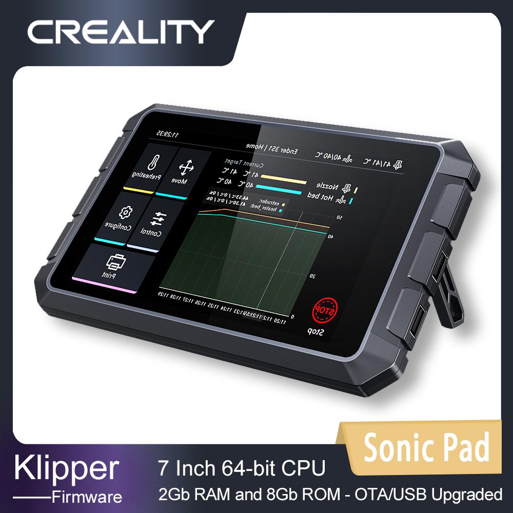 Creality Ban Đầu Sonic Pad 7 Inch RAM 2G ROM 8G 64 Bit Klipper Miếng Tăng Tốc Độ In Mô Hình thời Gian Thực Xem Trước Bản Nâng Cấp Mới