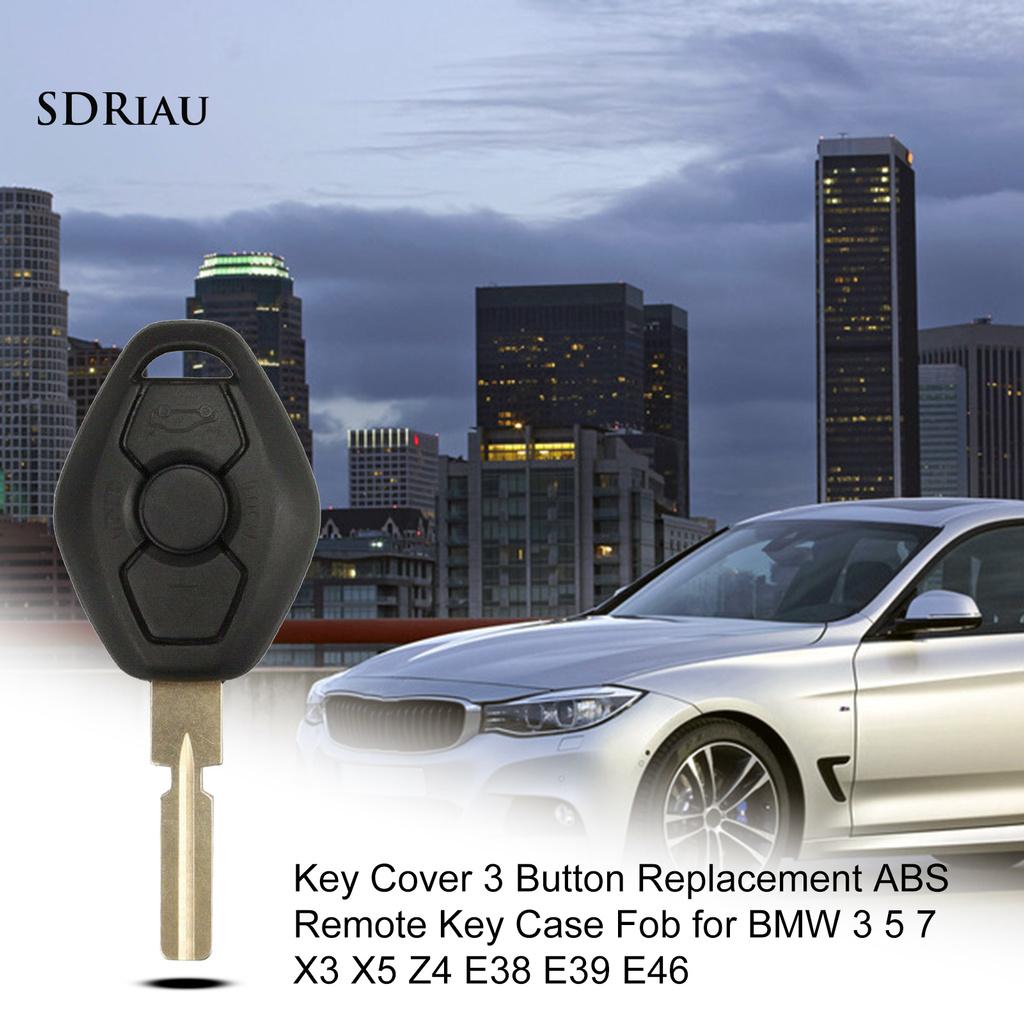 Vỏ Chìa Khóa 3 Nút Bấm Cho Bmw 3 5 7 X3 X5 Z4 E38 E39 E46