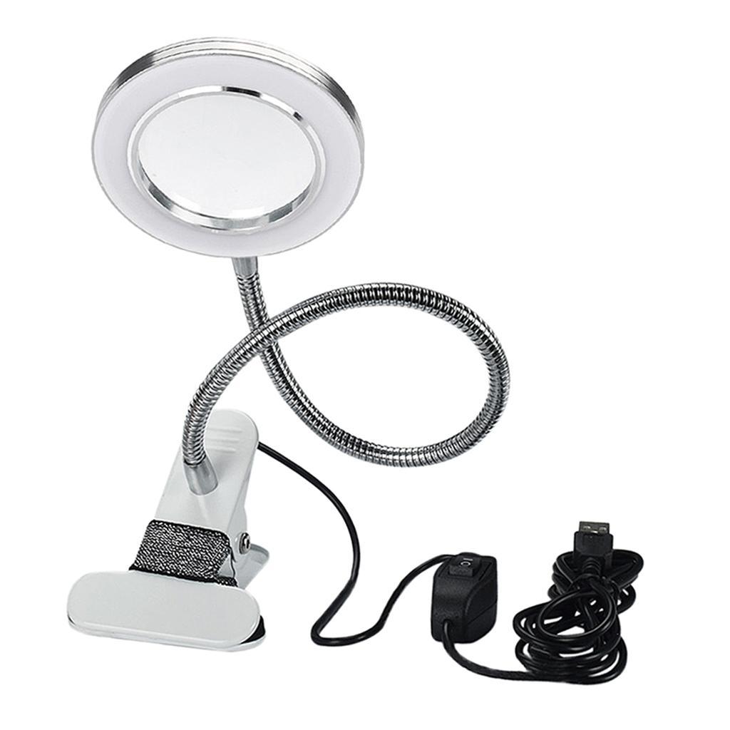 Portable LED Book Light,Portable Clip Lamp,USB Rechargeable 2 Way Brightness