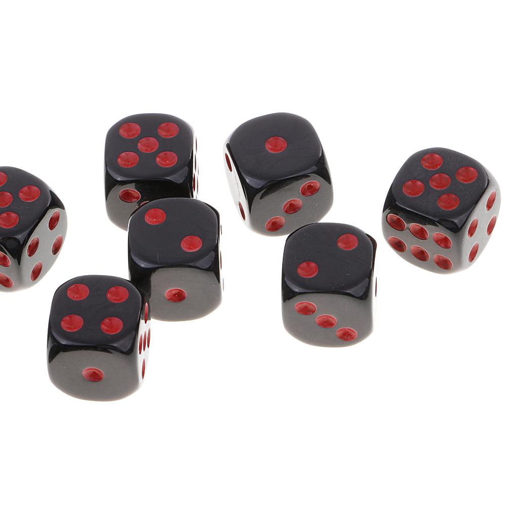 10 Miếng D6 Dice Set Cho Dungeon Và Dragons RPG Board Game