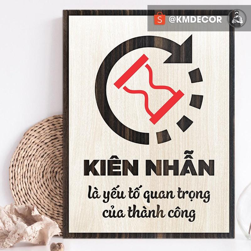 Tranh văn phòng tạo động lực - Kiên nhẫn là yếu tố quan trong của thành công