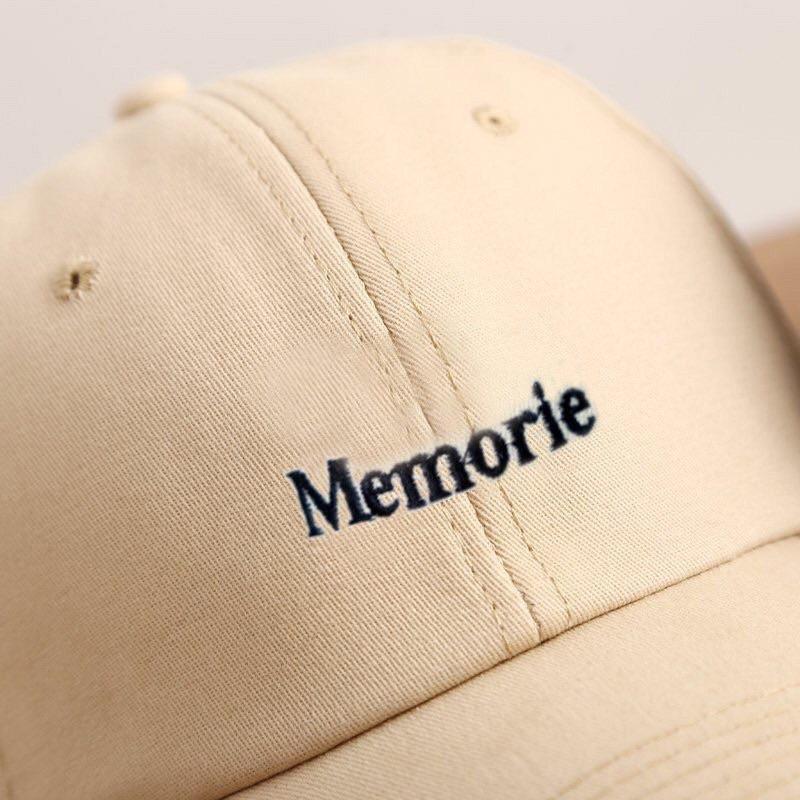 Mũ Lưỡi Trai Nón Kết Thêu MEMORIE Phong Cách Ullzang Form Unisex