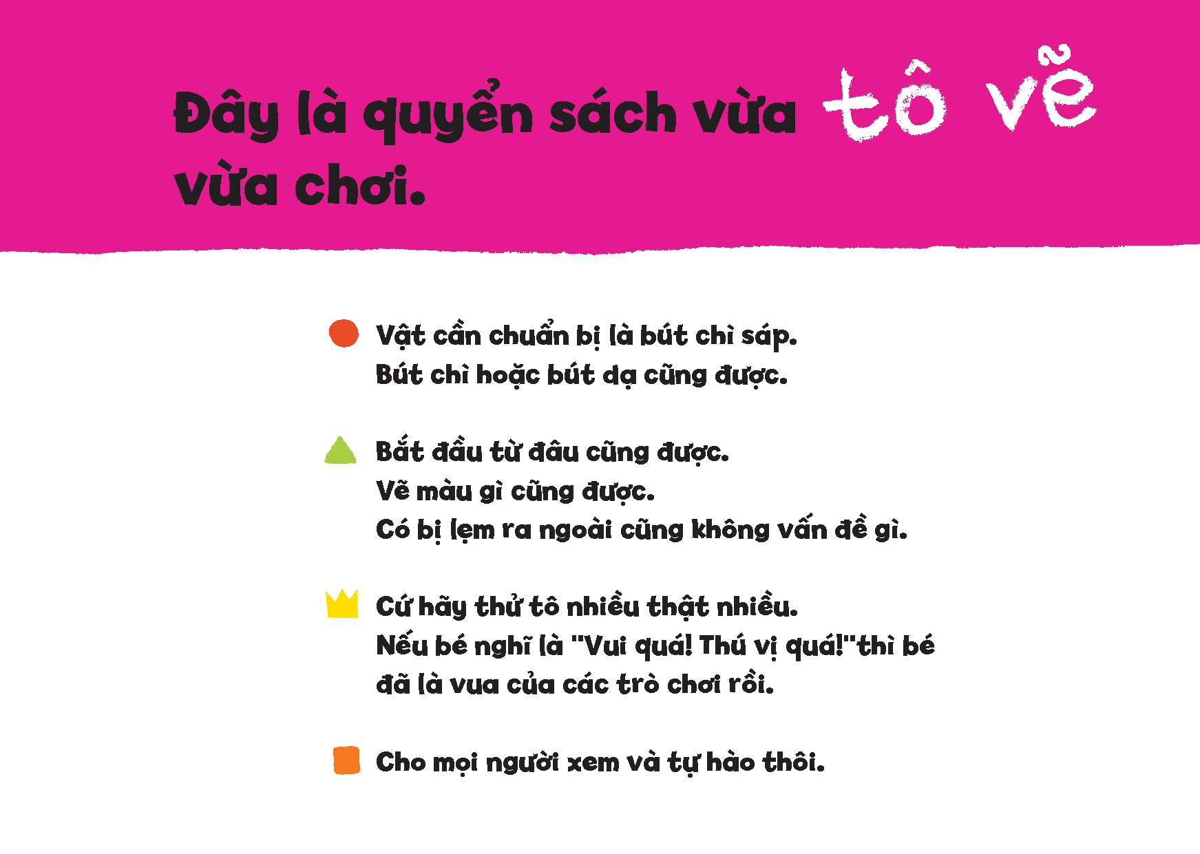 Sách - Dtpbooks - Tô Vẽ Thật Vui - Tủ sách vui để học