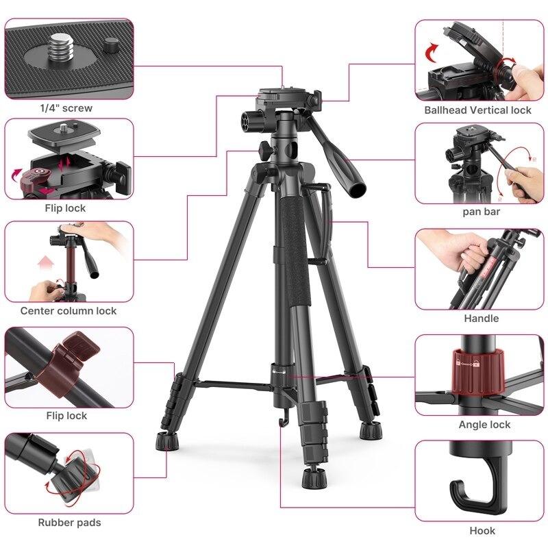 TRIPOD QUAY TỪ TRÊN XUỐNG ULANZI U-SELECT VT02 - HÀNG NHẬP KHẨU