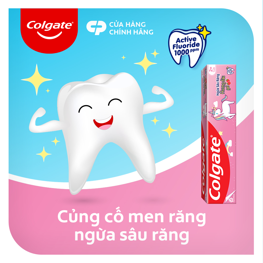 Kem đánh răng Colgate trẻ em kỳ lân Unicorn hương dâu 40g