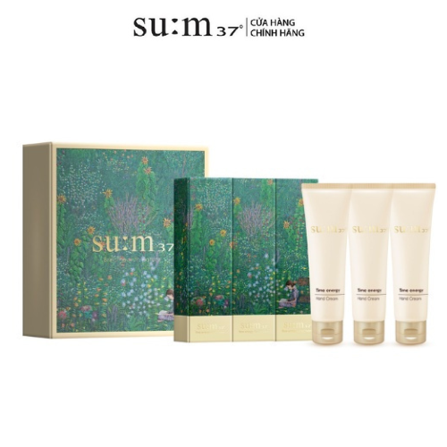 Bộ dưỡng ẩm và làm dịu da tay Su:m37 Time Energy Hand Cream Special Set