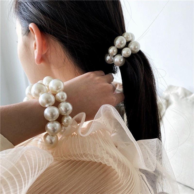 DÂY BUỘC TÓC KẾT NGỌC TRAI SANG CHẢNH HÀN QUỐC - NUNAM SHOP
