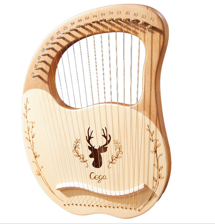 Đàn Lyre 19 dây đàn hạc Lyre Harp CEGAN-M19 Stings Đầy đủ phụ kiện LOẠI 19 DÂY tặng đàn kalimba 17 phím gỗ nguyên khối Mahagony PJLIM72