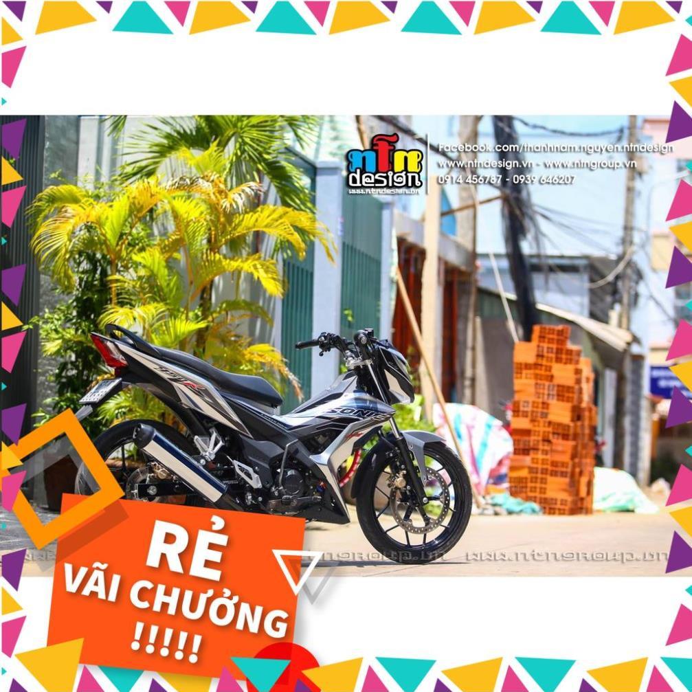 Tem Rời Sonic Mẫu Bạc Đen Đỏ 150R