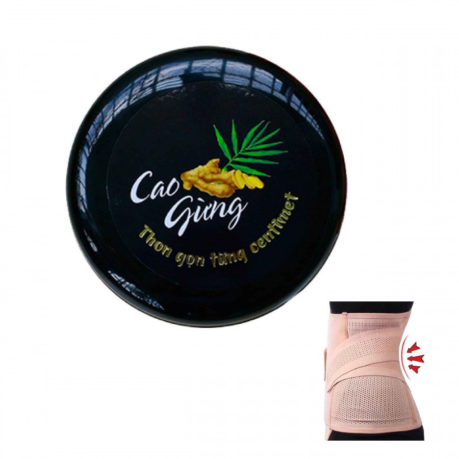 Cao Gừng Tan Mỡ Thiên Nhiên Việt Tặng Kèm Đai Nịt Bụng Cao Cấp An Nhiên