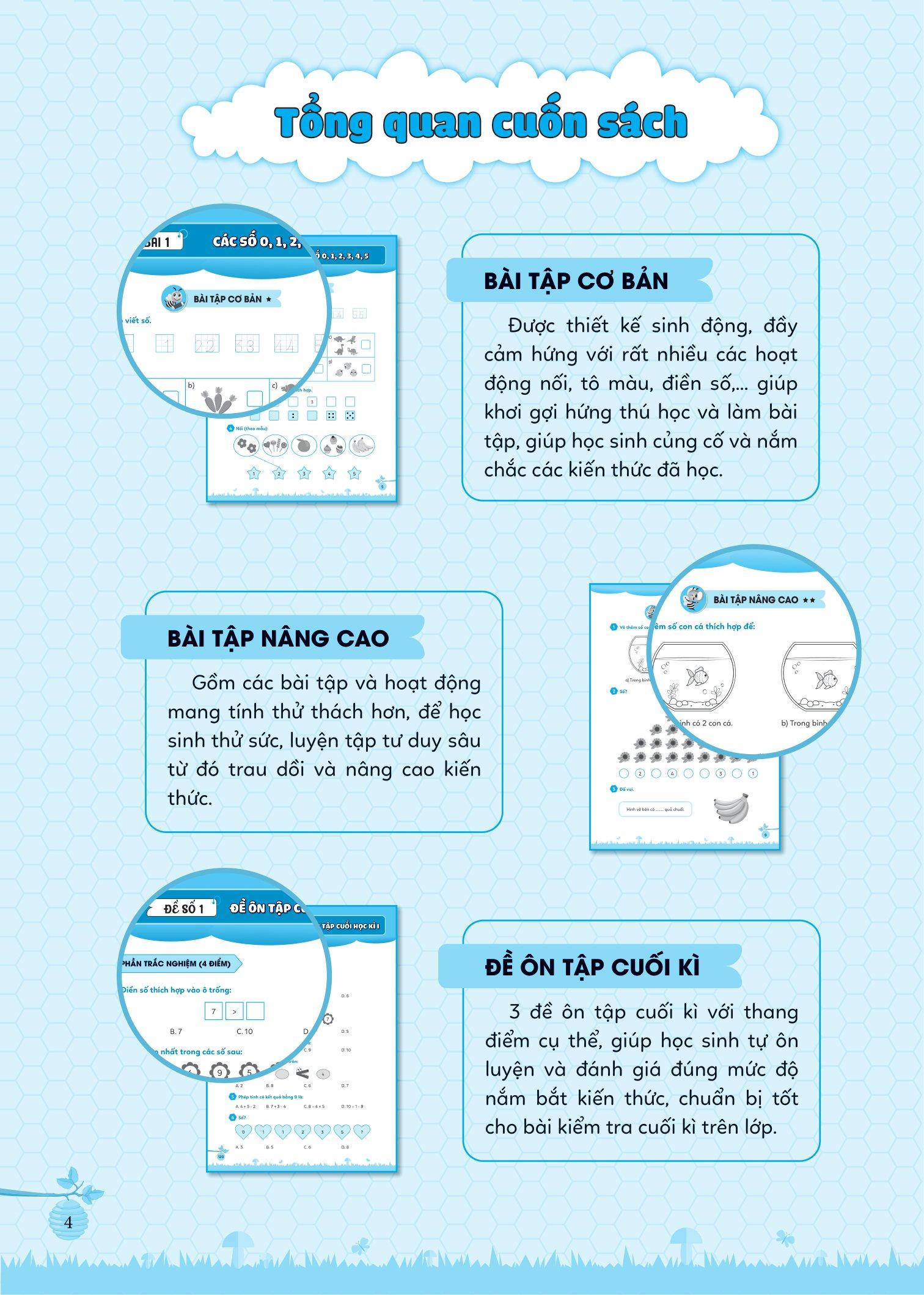 Bài Tập Bổ Trợ Toán Cơ Bản Và Nâng Cao Lớp 1 - Tập 1