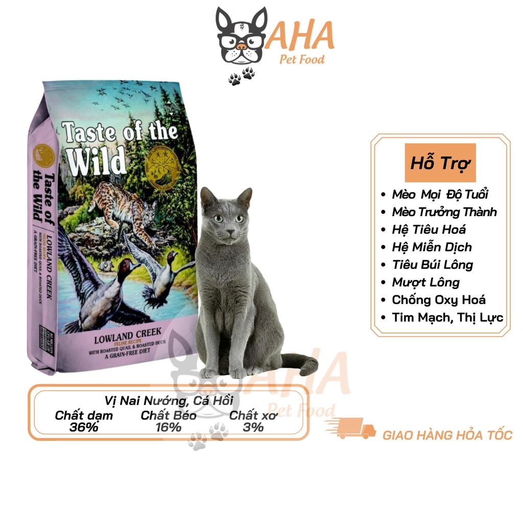 Thức Ăn Cho Mèo Nga Russian Bao 500g Taste Of Wild Vị Chim Cút, Thịt Vịt, Rau Củ, Trái Cây Mượt Lông, Búi Lông