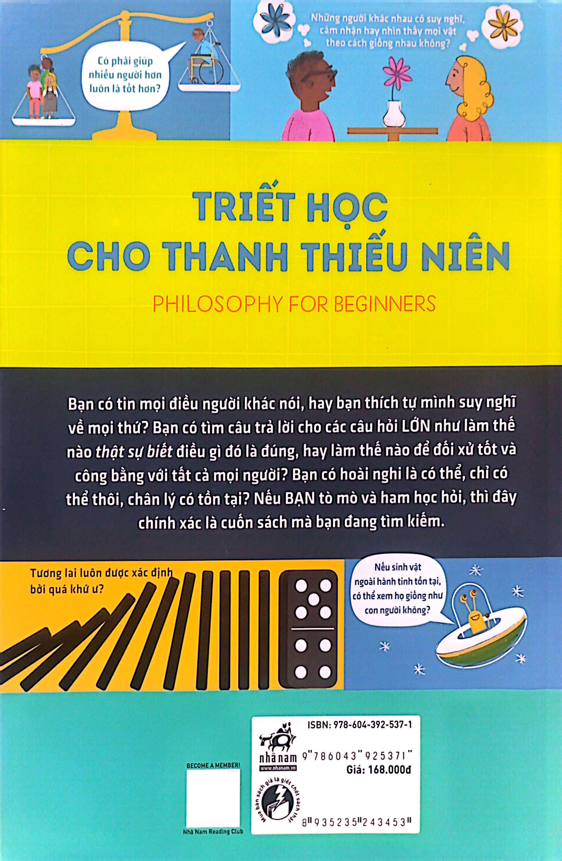 Sách - Triết Học Cho Thanh Thiếu Niên - Phylosophy For Beginners - Bìa Cứng