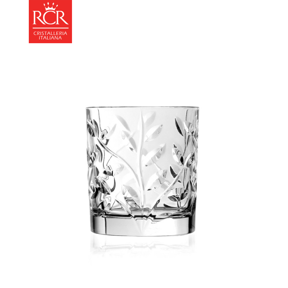 Ly Thuỷ Tinh Pha Lê Ý RCR - Laurus Dof Tumbler 330ml
