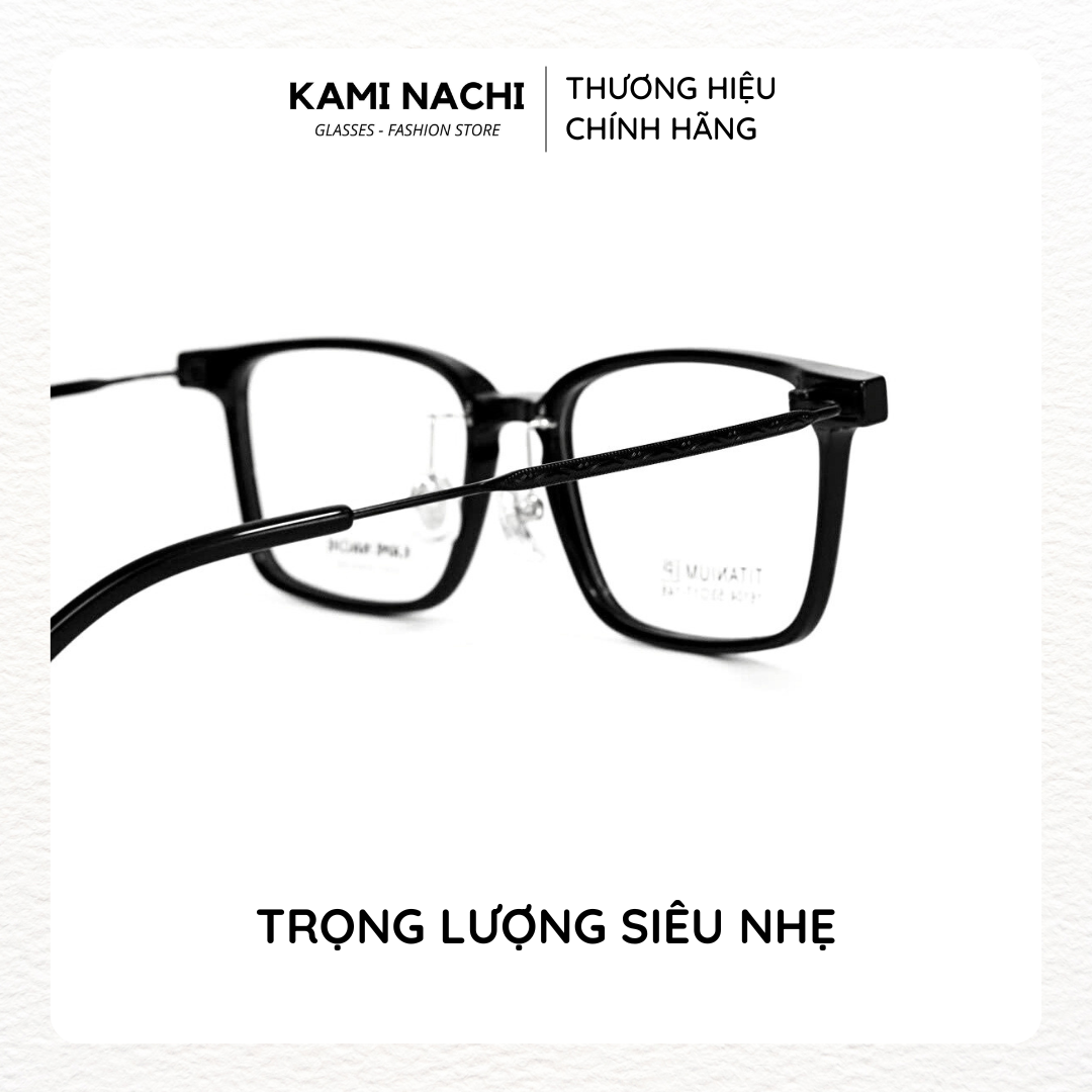 Gọng kính The Angel phiên bản Remi chất liệu Titanium mạ I-on mã 16104X KAMI NACHI