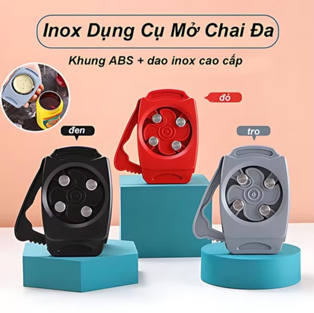 BỘ KHUI MỞ NẮP LON BIA NƯỚC NGỌT HỘP ĐA NĂNG