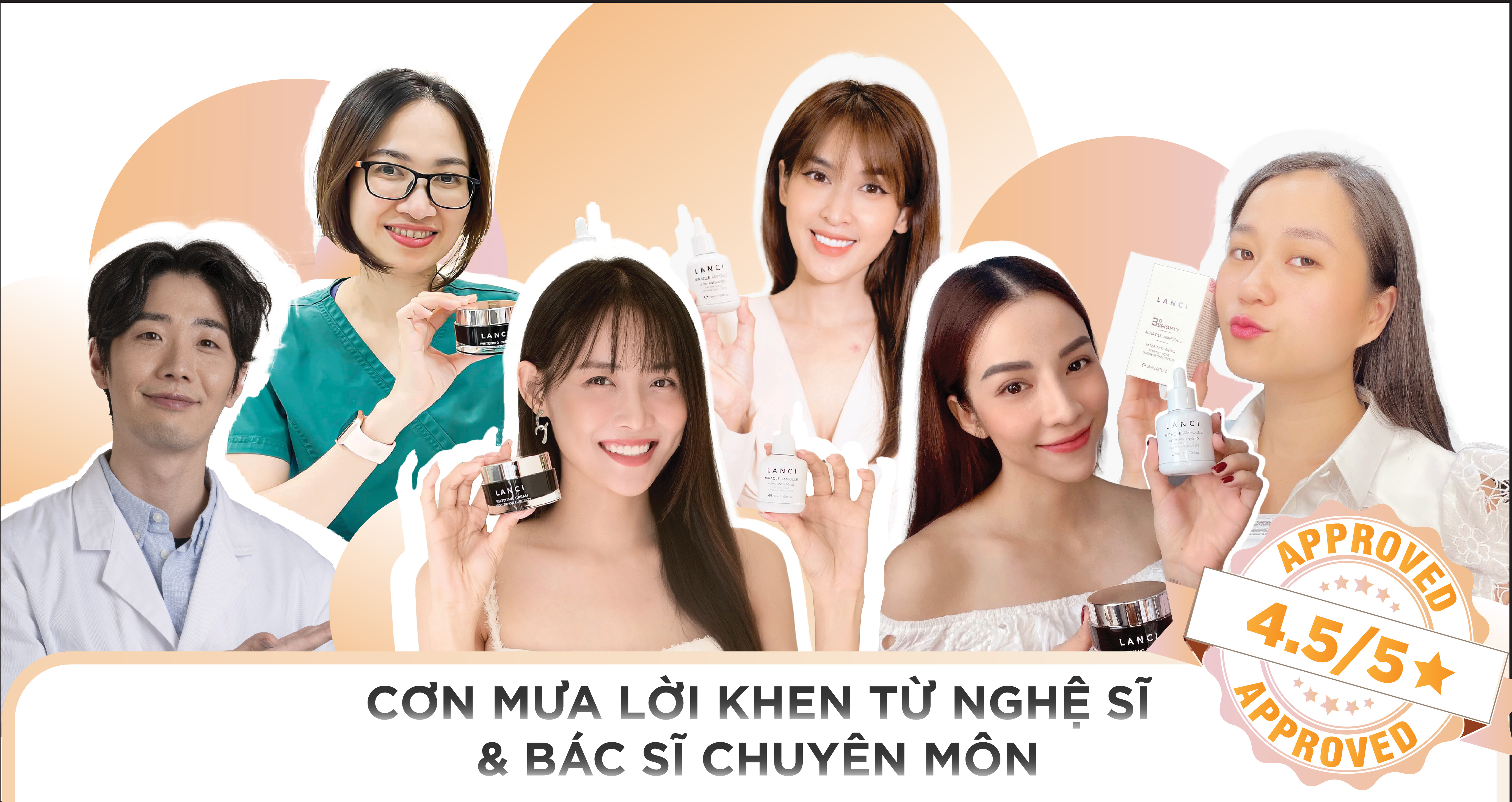 Serum Dưỡng Trắng LANCI Trắng Ngay Sau 1s 2ml
