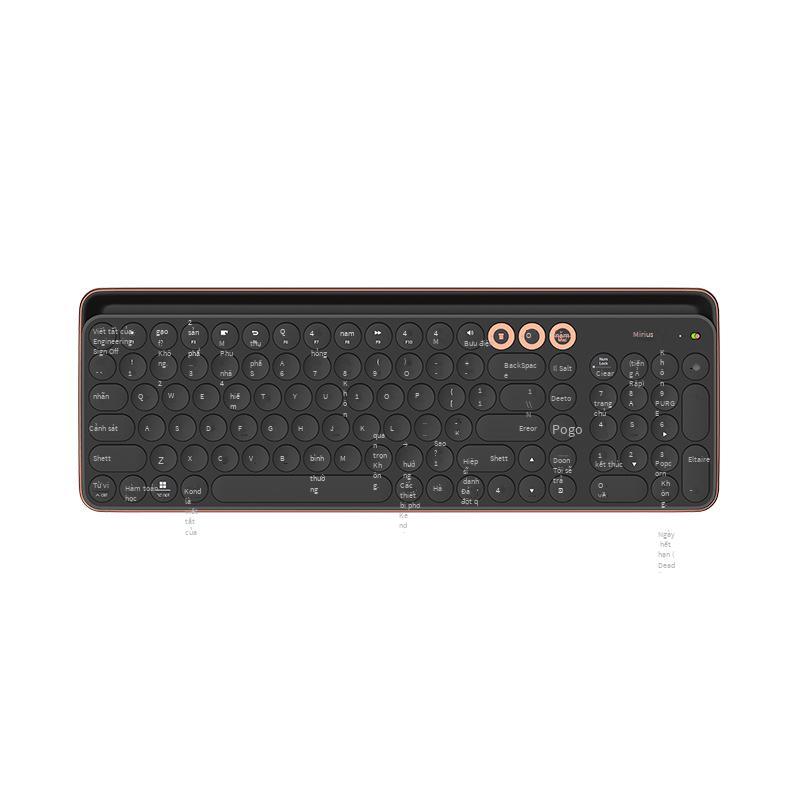 Bộ bàn phím và chuột Bluetooth Youpin Miwu phong cách mới nhất chế độ kép di động không dây phím chuột mỏng tắt tiếng dành cho doanh nghiệp máy tính văn phòng