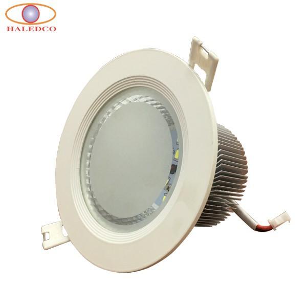 Đèn LED âm trần 7W HALEDCO trắng, trắng ấm tốt nhất