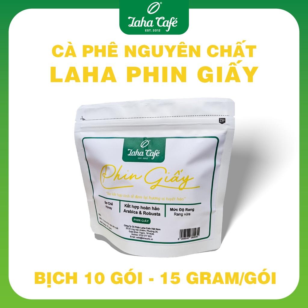 Cà phê phin giấy Laha Special - Laha Cafe - Bịch 10 gói x 15 gram