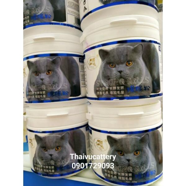 Bột Tăng Nọng Cằm & Phom Mặt Bánh Bao Cho Mèo 200g