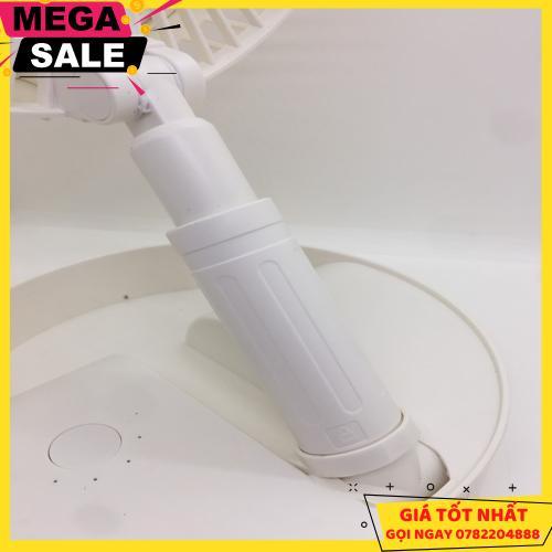 Quạt Mini Tích Điện Để Bàn Gấp Gọn Tiện Dụng 3 Cấp Độ (Màu Ngẫu Nhiên) - Giao Hàng Toàn Quốc
