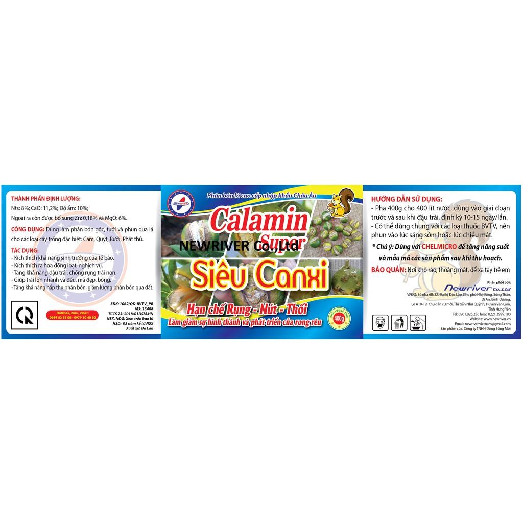 PHÂN BÓN CALAMIN SUPER - SIÊU CANXI - HŨ 400GR
