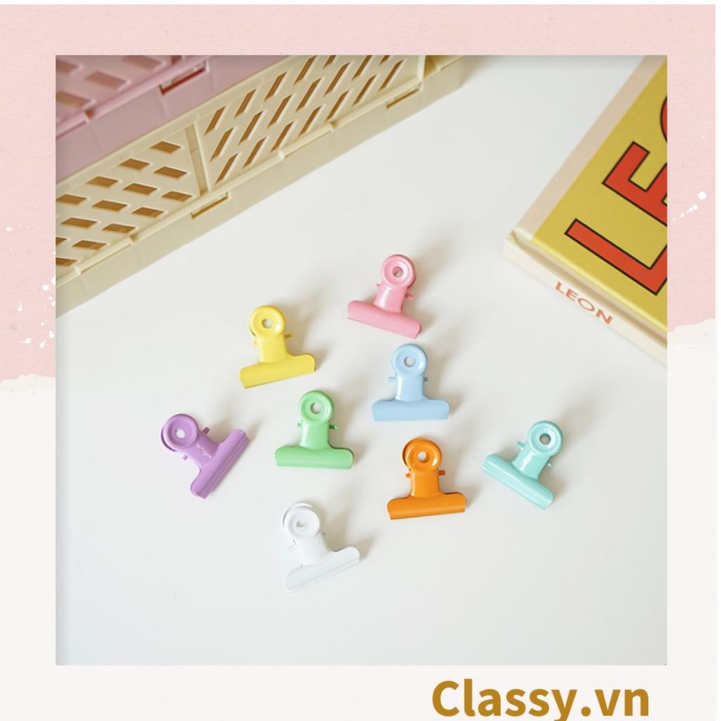 Kẹp giấy Classy màu pastel, sử dụng kẹp dấu trang, kẹp giấy ,văn phòng phẩm sáng tạo tiện lợi PK1092