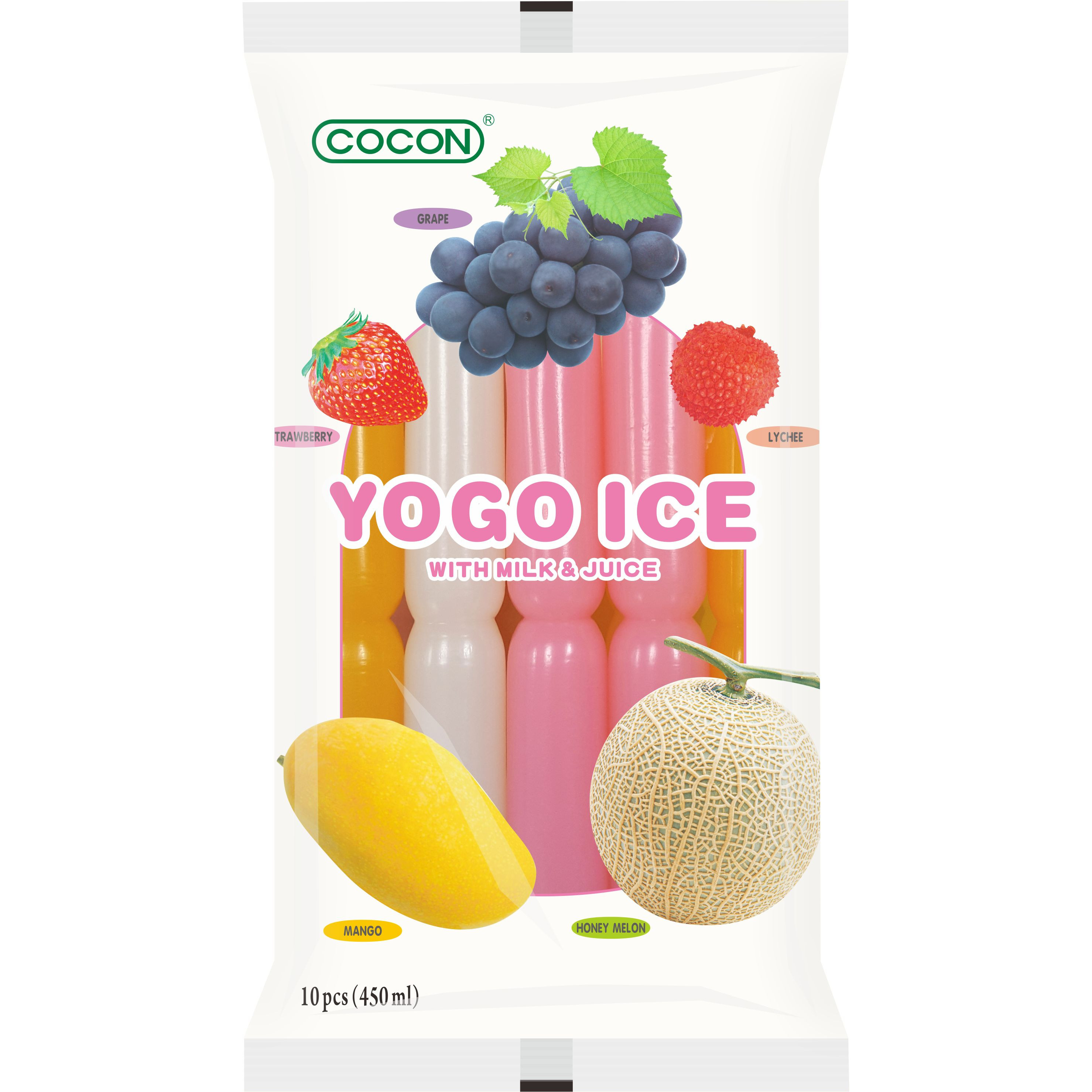 KEM ĐÁ YOGO ICE COCON - COCON YOGO ICE TUBE (Gói 10pcs x 45ml)