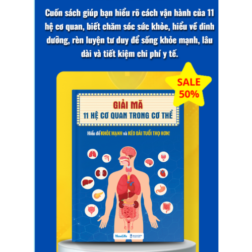 Combo Sách: Liệu pháp dinh dưỡng cho mọi loại bệnh + Giải mã 11 hệ cơ quan trong cơ thể_Nowlife (SP chính hãng)
