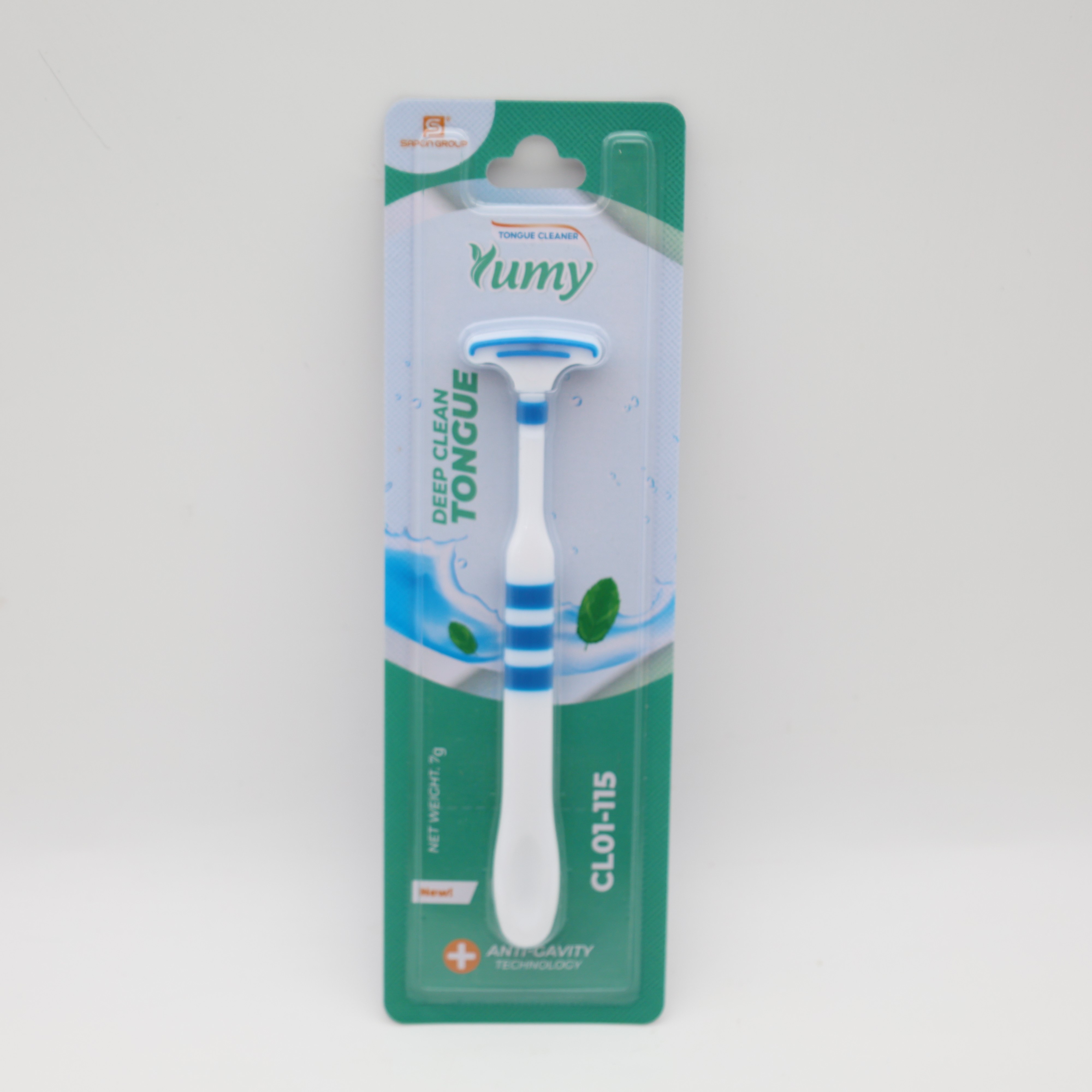 Cạo lưỡi kép YUMY TC002 dụng cụ cạo lưỡi nhựa, ngăn mùi, giảm hôi miệng, vệ sinh lưỡi (CL01_115)